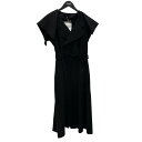 【中古】Y’s COTTON FLAX POPLIN SAILOR COLLAR COAT ドレス YS-C13-010 ブラック サイズ:01 【310525...