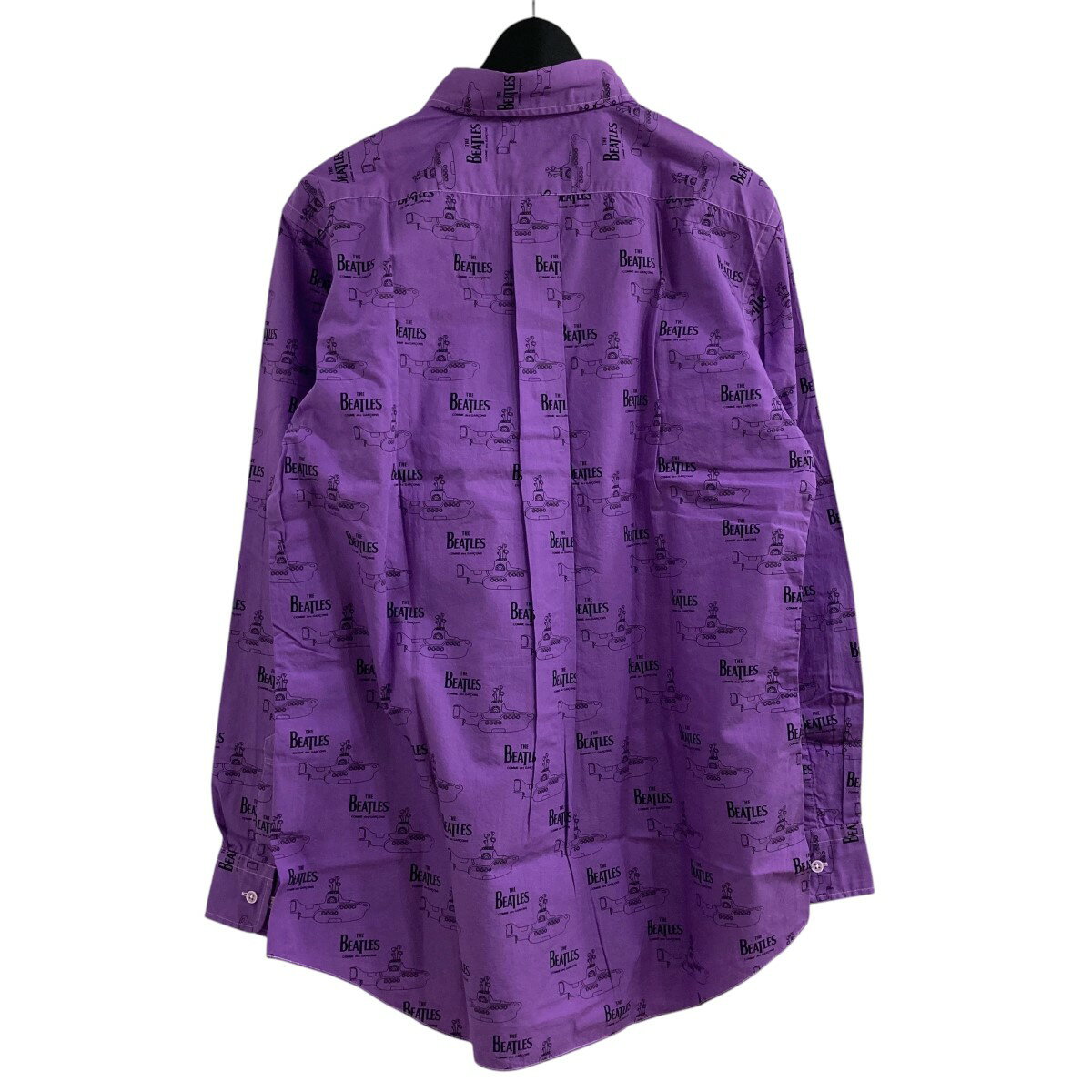 【中古】THE BEATLES COMME DES GARCONS　グラフィックシャツ VH-B002 パープル サイズ：XL 【310525】（）