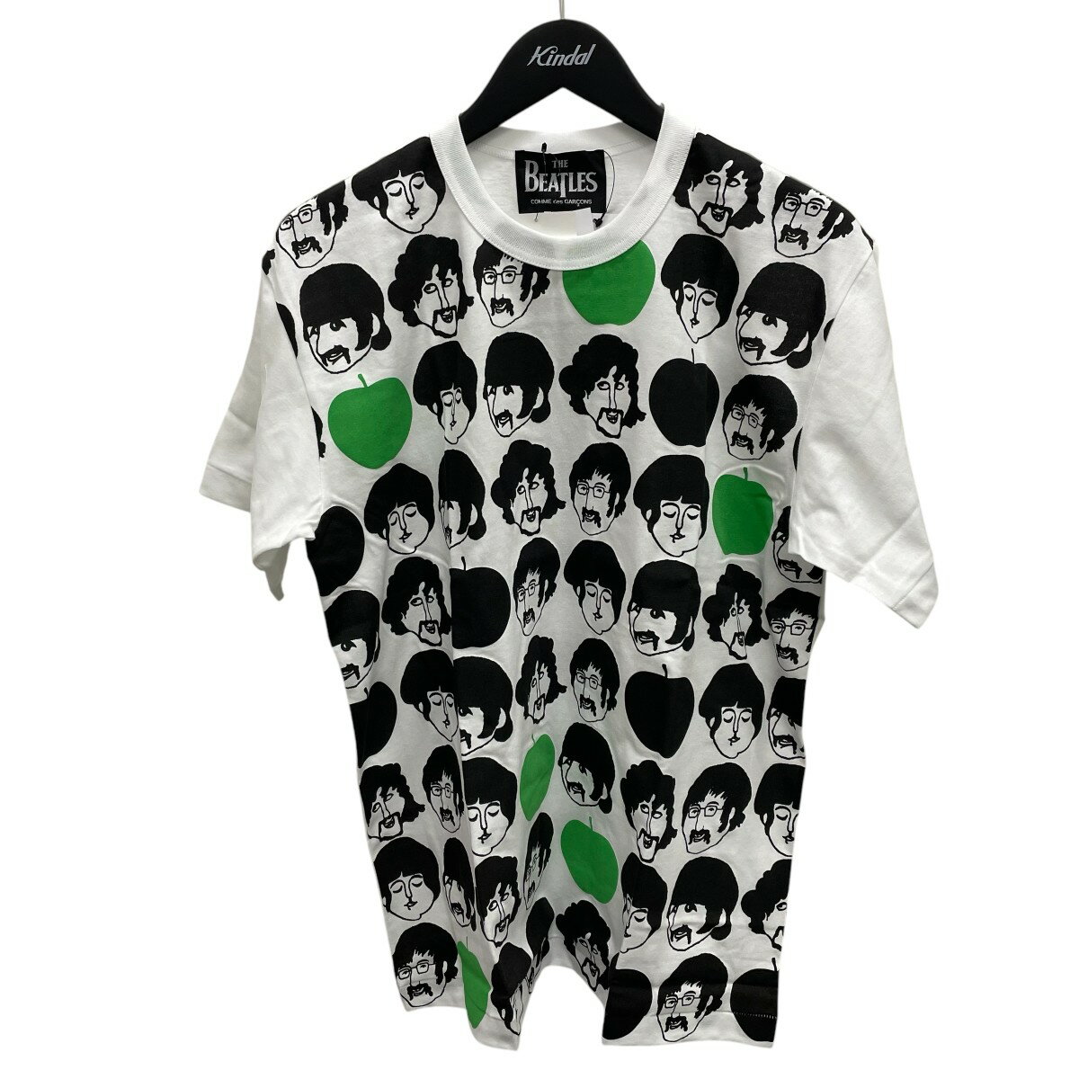 【中古】THE BEATLES COMME des GARCONS　半袖Tシャツ VZ-T043-051-1-5 ホワイト サイズ：XL 【150426】（ザ ビートルズ コムデギャルソン）