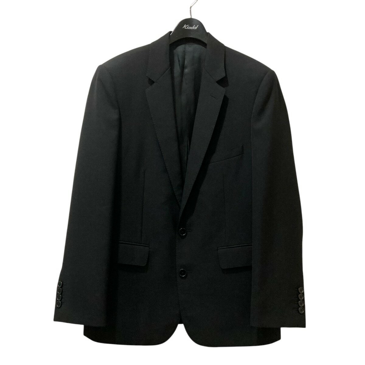 celine セリーヌ　ジャケット　スーツ　セットアップ　黒　フィービー　36 CELINE(セリーヌ) ウールギャバセットアップスーツ 2V092650D