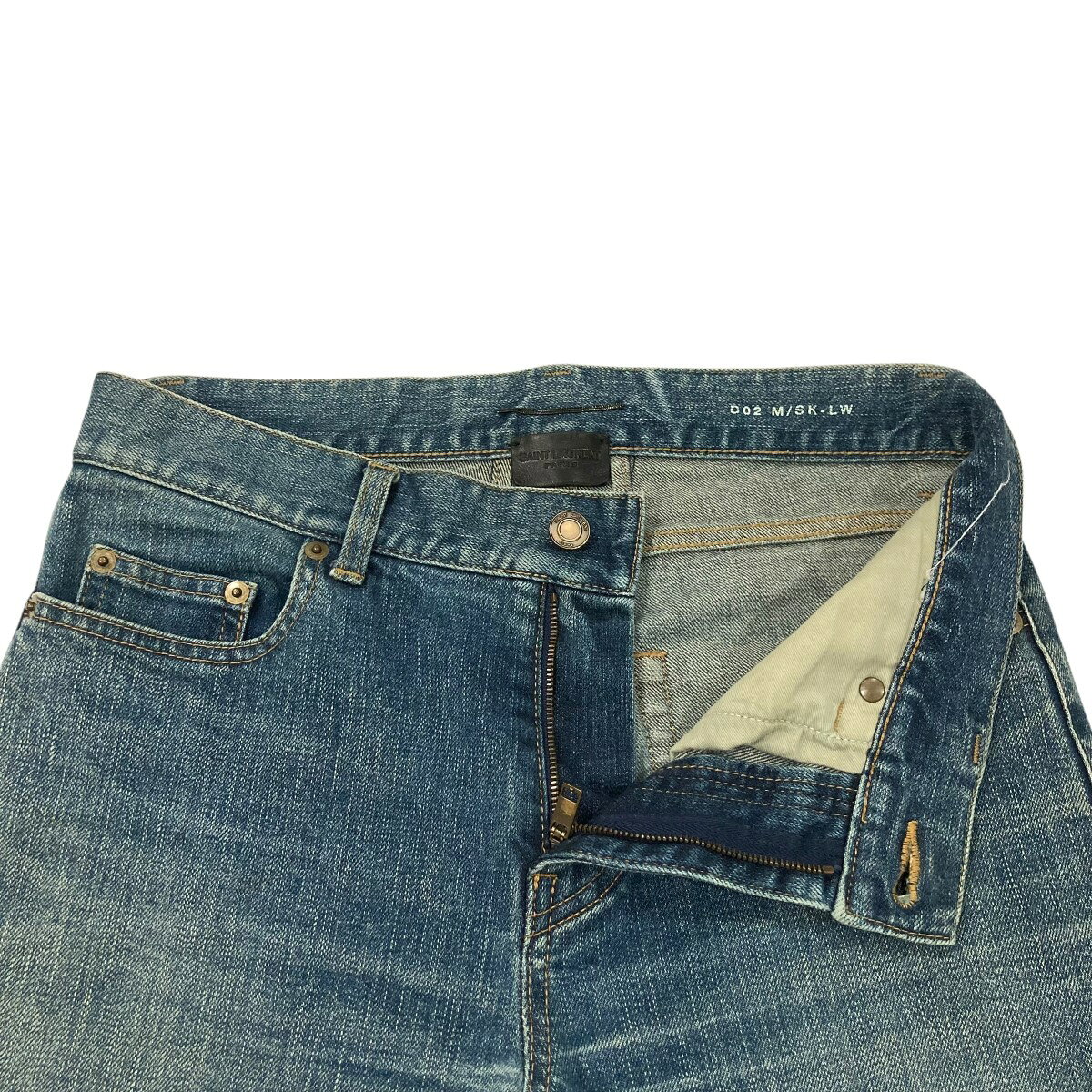 【中古】Saint Laurent Parisデニムパンツ 443366 インディゴ サイズ：29【価格見直し】