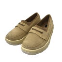 【中古】PLAYGROUND スリッポンローファー 222PG0027 ベージュ サイズ:41 【010625】(プレイグラウンド)
