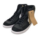 【中古】NIKE W BLAZER MID ’77 Next Nature スニーカー DO1344-001 ブラック サイズ:26.0cm 【010625】(...