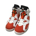 【中古】NIKE Nike Air Jordan 6 スニーカー 384664-145 ホワイト×オレンジ サイズ:27.5cm 【010625】(ナイキ)
