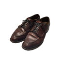 【中古】The Ruttshoes &Co. SPLIT V-TIP OXFORD シューズ 9052 201 ブラウン サイズ:9D(27.0cm) 【010625】(ラッドシューズ)