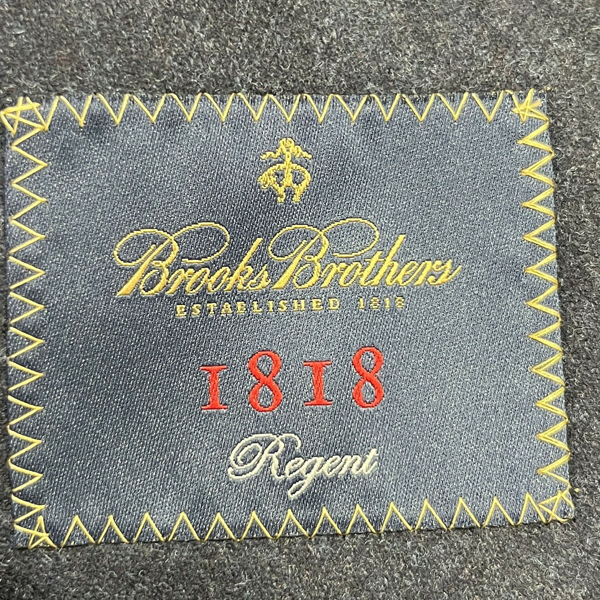 【中古】BROOKS BROTHERS　I8I8ウールダブルジャケット ネイビー サイズ：42 【010625】（ブルックスブラザーズ）