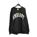 【中古】AP STUDIO ロゴスウェット 21070586318010 ブラック サイズ:表記無 【010625】(エーピーストゥディオ)