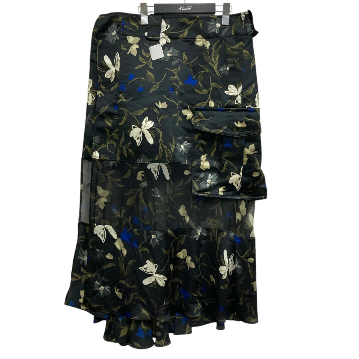 sacai サカイ ひざ丈スカート カーキ 0(XS位) 0357925Y0071 楽天市場】Sacai サカイ スカート(柄花・植物)(ボトムス