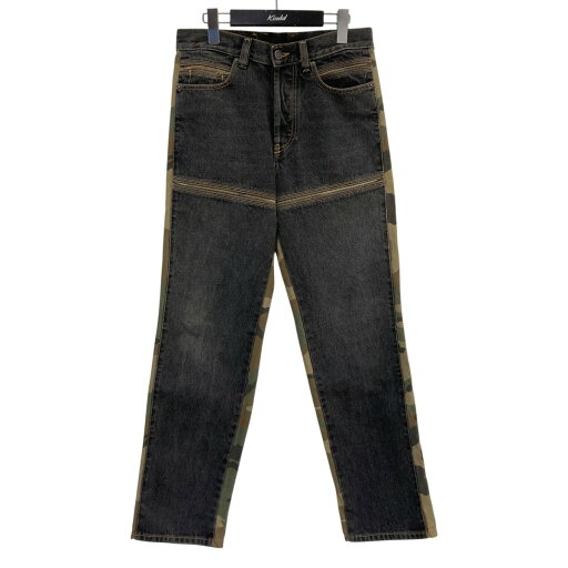 【中古】DIESEL デニムパンツ D-MAND-FS A05615 ブラック×カーキ サイズ:W26 【020625】(ディーゼル) 【中古】DIESEL デニムパンツ D-MAND-FS A05615 ブラック×カーキ サイズ:W26 【020625】(ディーゼル)