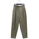 【中古】CLANE J W COCCON TUCK PANTS パンツ 10110-7162 ベージュ サイズ:0 【020625】(クラネ)