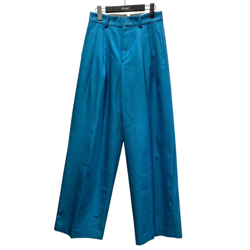 【中古】MACPHEE ウールレーヨンツイル タックワイドパンツ 12-04-51-04001 ブルー サイズ:34 【020625】(マカフィー) 【中古】MACPHEE ウールレーヨンツイル タックワイドパンツ 12-04-51-04001 ブルー サイズ:34 【020625】(マカフィー)
