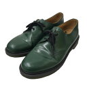 【中古】Dr.Martens 3ホール レザーシューズ AW006 グリーン サイズ:UK8 【040625】(ドクターマーチン)