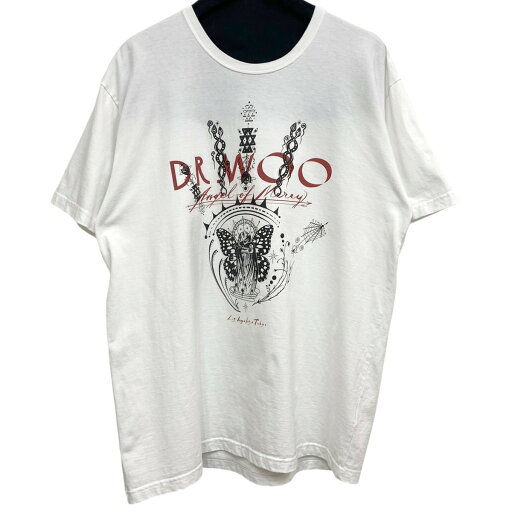 【中古】NEIGHBORHOOD DR.WOO 20SS DR.WOO-2/C-TEE.SSロゴプリントTシャツ ホワイト サイズ:XL 【030625】(ネイバーフッド ドクター ウー) 【中古】NEIGHBORHOOD DR.WOO 20SS DR.WOO-2/C-TEE.SSロゴプリントTシャツ ホワイト サイズ:XL 【030625】(ネイバーフッド ドクター ウー)