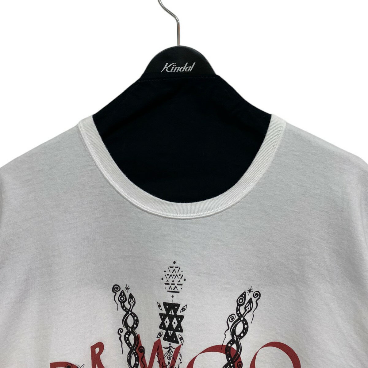 【中古】NEIGHBORHOOD DR．WOO　20SS DR．WOO-2／C-TEE．SSロゴプリントTシャツ ホワイト サイズ：XL 【030625】（ネイバーフッド ドクター ウー）