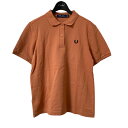 【中古】FRED PERRY The Fred Perry Shirt ワンポイントロゴポロシャツ G6000 オレンジ サイズ:UK10 【040625】(フ...