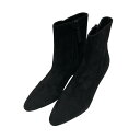 【中古】Manolo Blahnik サイドジップ ショートブーツ ブラック サイズ:36(23.0cm) 【050625】(マノロブラニク)(4)