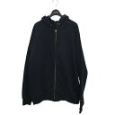 【中古】COMOLI 24AW 裏起毛パーカー A03-05001 ブラック サイズ:3 【050625】(コモリ)