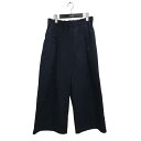 【中古】tumugu ストライプ パンツ TB19359 ネイビー 【050625】(ツムグ)