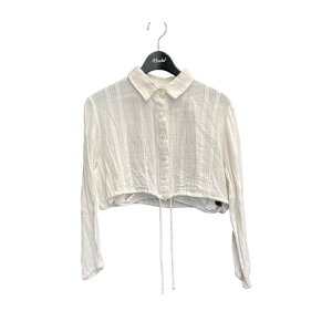 【中古】LISA MARIE FERNANDEZ 短丈シャツ アイボリー サイズ:2 【050625】(リサ・マリー・フェルナンデス)