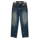 【中古】GLOWNY 「93 MIDRISE LOOSE FIT JEANS BLUE」 デニムパンツ 23B0002 インディゴ サイズ:XS 【050625】(グロウニー)(4)