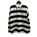 【中古】LOEFF ピマコットンラガーシャツ 8882-699-0024 ブラック×ホワイト サイズ:2 【060625】(ロエフ)