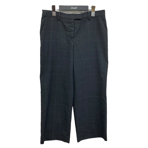 【中古】MIU MIU チェックパンツ グレー サイズ:38 【060625】(ミュウミュウ) 【中古】MIU MIU チェックパンツ グレー サイズ:38 【060625】(ミュウミュウ)