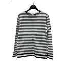 【中古】G.F.G.S. ボーダー長袖Tシャツ ホワイト×グレー サイズ:1 【060625】(ジーエフジーエス)