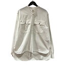 【中古】Oblada POSTMAN SHIRT コットンシャツ ホワイト サイズ:S 【060625】(オブラダ)