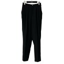 【中古】ENFOLD ELASTIC TACK TROUSERS 2タックテーパードスラックス 300GA231 0520 ブラック サイズ:38 【07062...