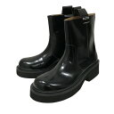 【中古】ENFOLD ガラスレザーショートブーツ 300HA255-1190 ブラック サイズ:37 【070625】(エンフォルド)