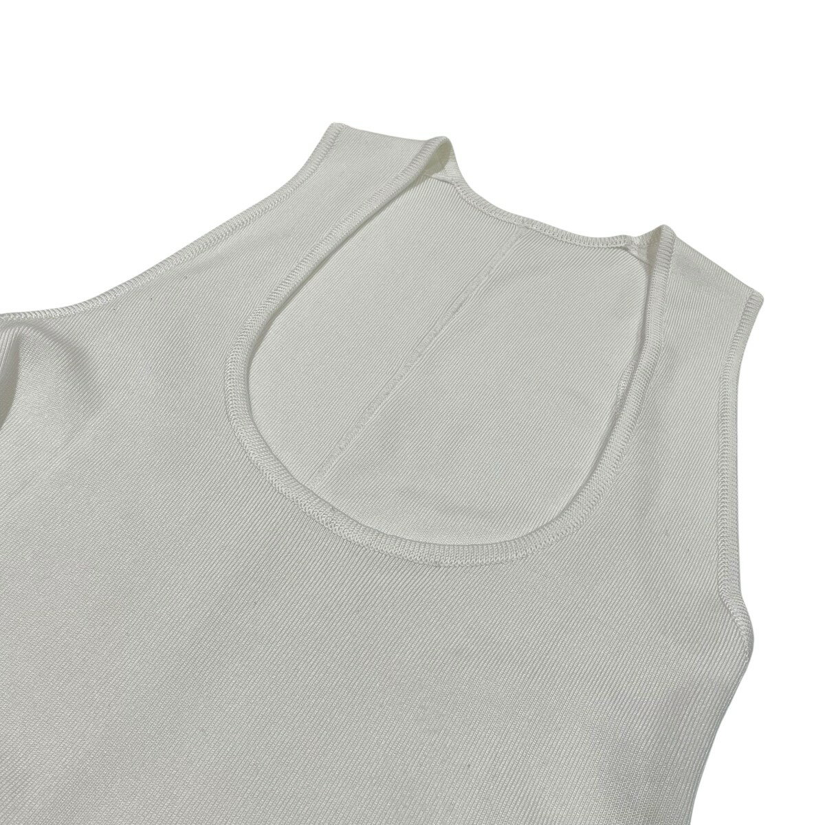 【中古】yo BIOTOP　ノースリーブワンピース EEE 31010 C ホワイト サイズ：2 【070625】（ヨービオトープ）