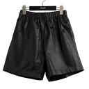 【中古】AMIRI レザーショーツ ブラック サイズ:36 【080625】(アミリ)