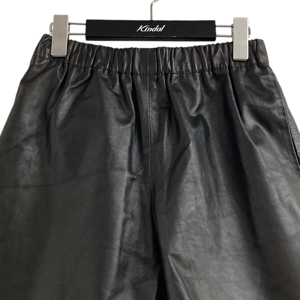【中古】AMIRI　レザーショーツ ブラック サイズ：36 【080625】（アミリ）