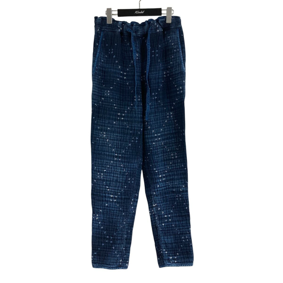 【中古】Porter ClassicKENDO PC SASHIKO KOGIN SMOCK サシココギンスモックパンツ ネイビー サイズ：1..