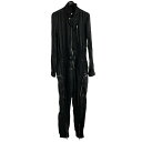 【中古】RICK OWENS バウハウスフライトスーツ ブラック サイズ:44 【080625】(リックオウエンス)