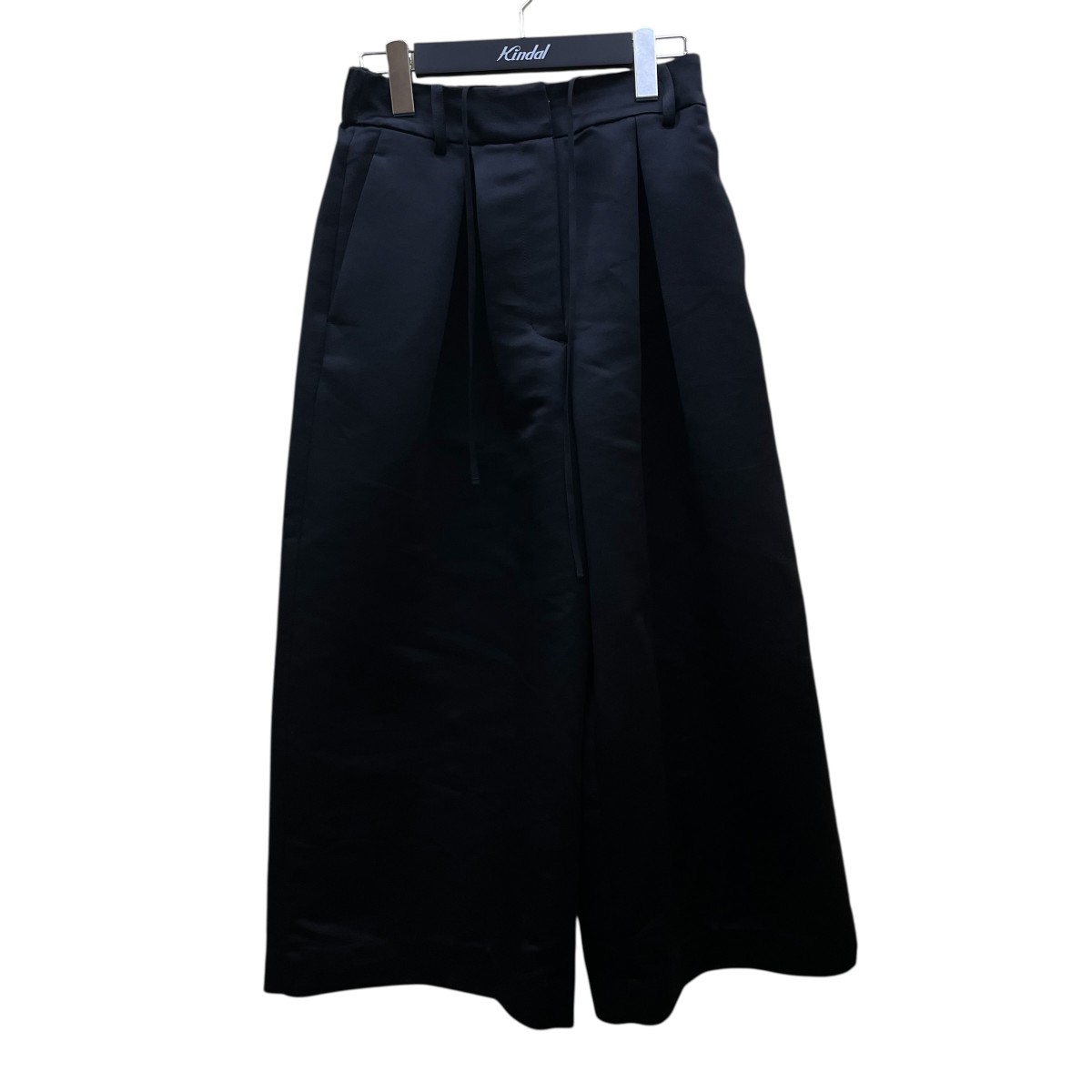 【中古】Heve サテンガウチョ ガウチョパンツ HE10-0016-4S-3 ブラック サイズ:36 【080625】(へイヴ)
