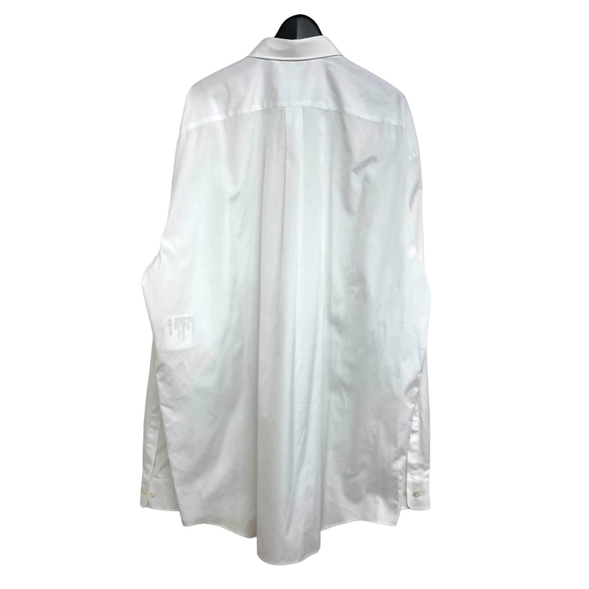 【中古】COMME des GARCONS COMME des GARCONS　2024SS レギュラーカラーコットンロングシャツ RM B013 ホワイト サイズ：S 【090625】（コムデギャルソンコムデギャルソン）