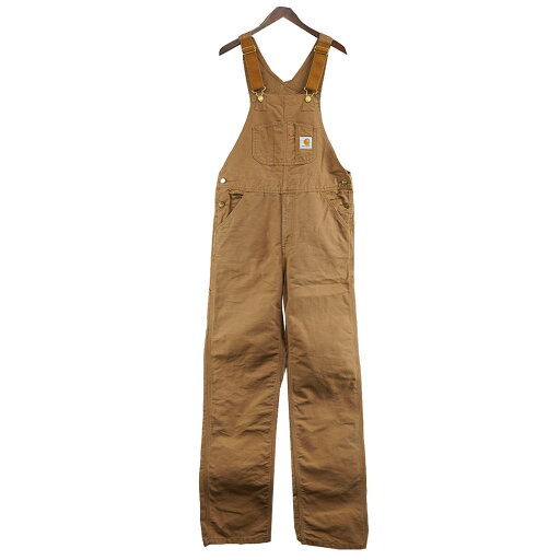 【中古】CARHARTT WIP BIB OVERALL ロゴ ビブ オーバーオール ブラウン サイズ:30×32 【080625】(カーハートダブリューアイピー) 【中古】CARHARTT WIP BIB OVERALL ロゴ ビブ オーバーオール ブラウン サイズ:30×32 【080625】(カーハートダブリューアイピー)