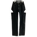 【中古】JOHN LAWRENCE SULLIVAN ウォッシュドデニムホロウドアウトパンツ JLSW-49 Washed denim hollowed out...