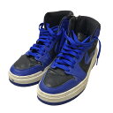 【中古】NIKE WMNS AIR JORDAN 1 ELEVATE HIGH ハイカットスニーカー DN3253-204 ネイビー×ブラック サイズ:27.5...