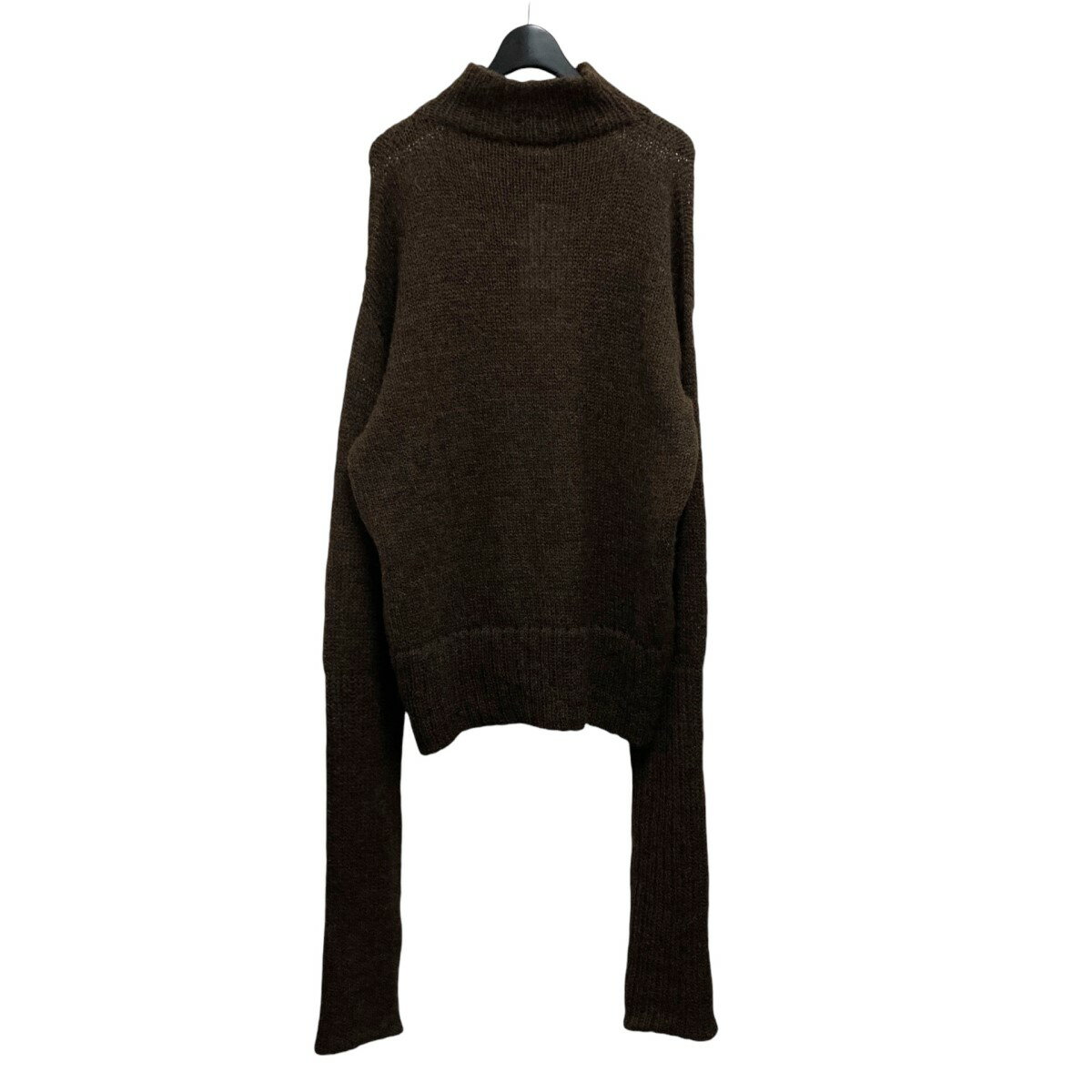 【中古】SEEALLラマ混ニット SAW11 KN212 ブラウン サイズ：M【価格見直し】