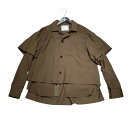 【中古】sacai 長袖シャツ 22-02807 ブラウン サイズ:1 【120625】(サカイ)(4)