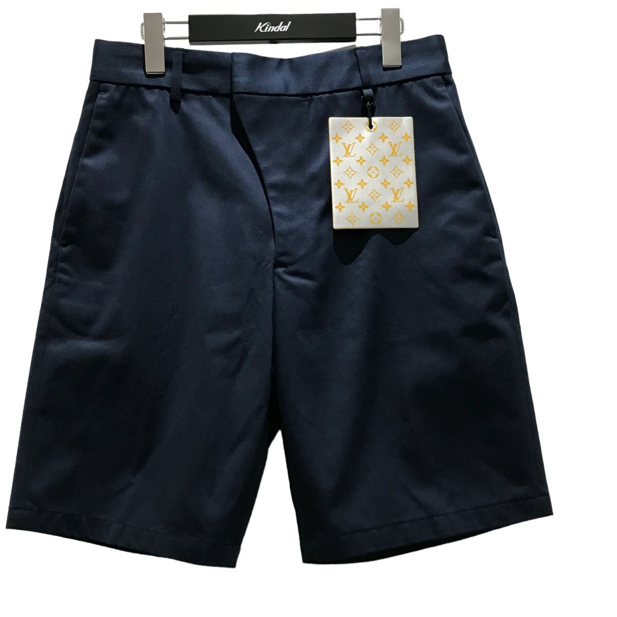 【中古】LOUIS VUITTON チノショーツ ネイビー サイズ:40 【120625】(ルイヴィトン)