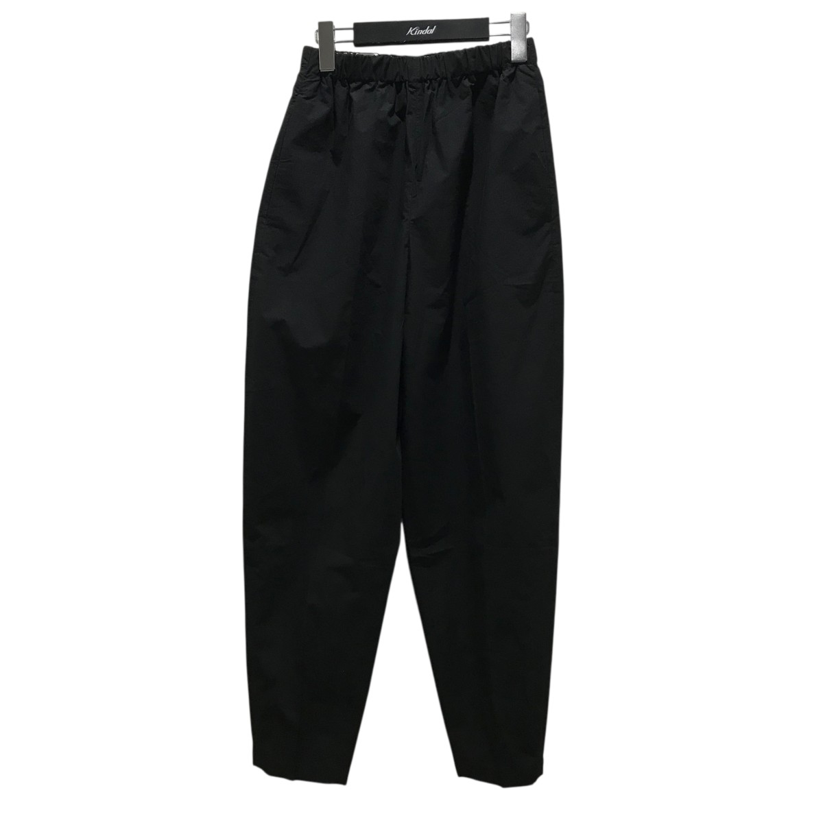 【中古】ENFOLD 24SS WASHABLE EGG PANTS イージーパンツ 300HS231-1840 ブラック サイズ:36 【120625】(エンフォルド)