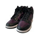 【中古】NIKE Fragment × Nike Dunk High City Pack ハイカットスニーカー DJ0382-600 ブラック×パープル サイズ:28 【130625】(ナイキ)