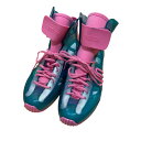 【中古】melissaハイカットスニーカー ピンク×ブルー サイズ:23cm【価格見直し】