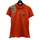 【中古】POLO RALPH LAUREN 半袖ポロシャツ オレンジ サイズ:M 【140625】(ポロラルフローレン)