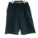 【中古】JIL SANDER+ スウェットハーフパンツ ブラック サイズ:S 【140625】(ジルサンダープラス)