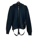 【中古】UNDERCOVER ジップデザインパーカー UC2A1805 ブラック サイズ:2 【140625】(アンダーカバー)