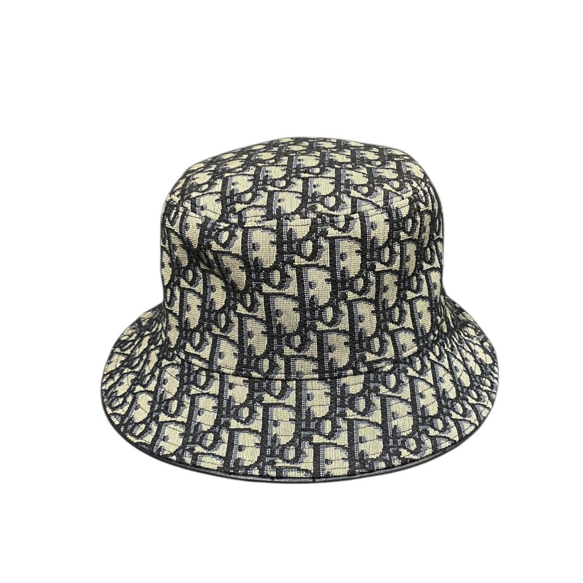 楽天ブランド古着のカインドオル【中古】DIOR　オブリーク バケットハット 113C907A4502 ベージュ×ネイビー サイズ：L 【140625】（ディオール）